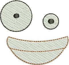 Matriz de Bordado Emoji louco