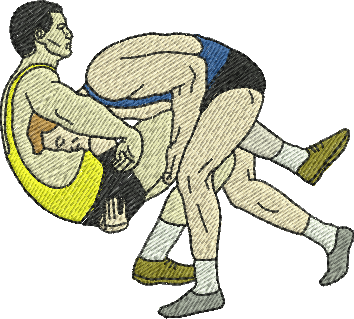 Matriz de Bordado Wrestling