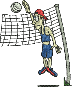 Matriz de Bordado Jogador de Volei 02