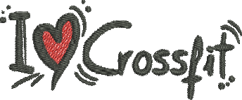 Matriz de Bordado Logo Crossfit