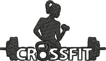 Matriz de Bordado Crossfit 02