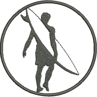 Matriz de Bordado Surfista 03