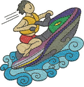 Matriz de Bordado Jet Ski 02