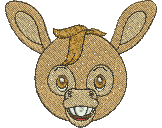 Matriz de Bordado Burrinho 03