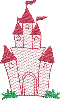 Matriz de Bordado Castelo de Brinquedo