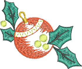 matriz de bordado Enfeite de Natal 10