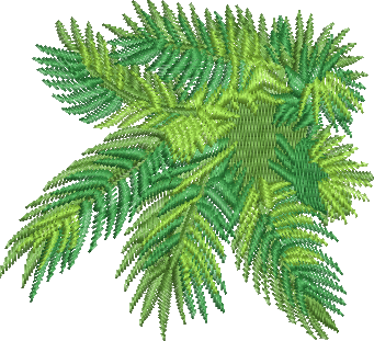 matriz de bordado Flor Natalina 03