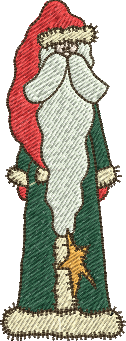 matriz de bordado Papai Noel 17