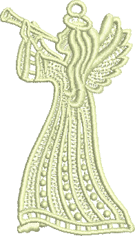 matriz de bordado Anjo 02