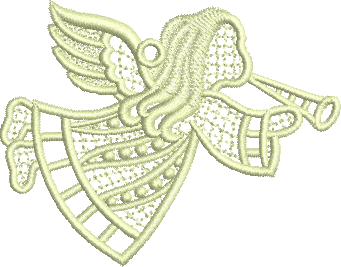matriz de bordado Anjo 03