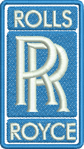 matriz de bordado Logo Rolls Royce 01