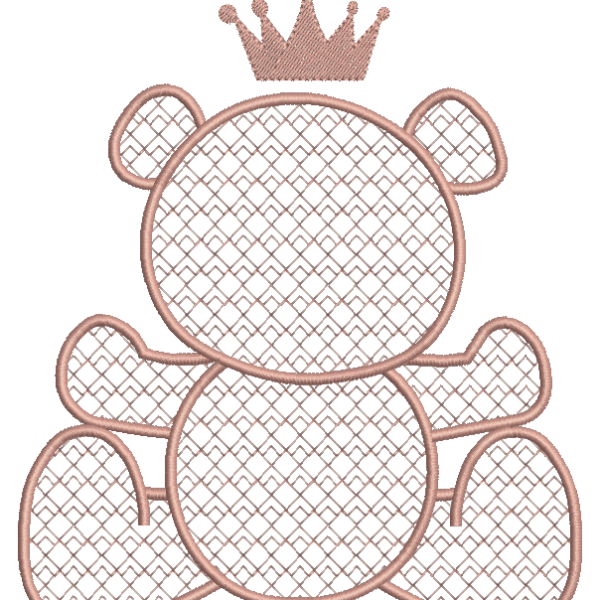 Matriz de Bordado Logo de Ursinho 03