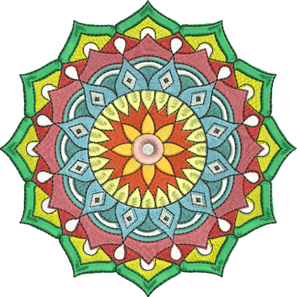 Matriz de Bordado Mandala 03