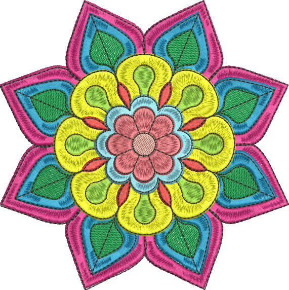 Matriz de Bordado Mandala 05