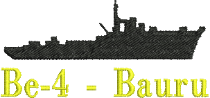 Matriz de Bordado Navio Bauru Be-4
