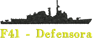 Matriz de Bordado Fragata F41 Defensora