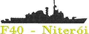 Matriz de Bordado Fragata F40 Niterói