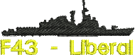 Matriz de Bordado Fragata F43 Liberal