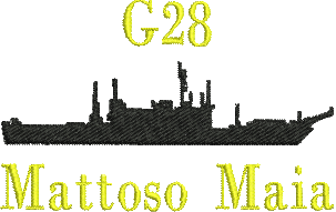 matriz de bordado Navio de Desembarque de Carros de Combate Mattoso Maia G28