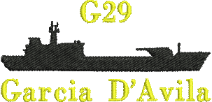 matriz de bordado Navio de Desembarque de Carros de Combate Garcia D'Avila G29