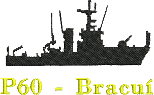 matriz de bordado Navio de Patrulha Classe Bracuí P60