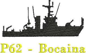 matriz de bordado Navio de Patrulha Classe Bracuí P62 Bocaina