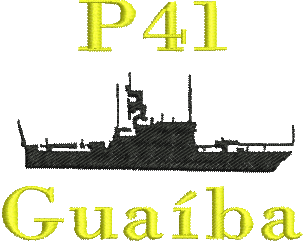 matriz de bordado Navio de Patrulha Classe Grajaú P41 Guaíba