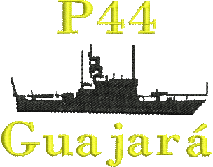matriz de bordado Navio de Patrulha Classe Grajaú P44 Guajará