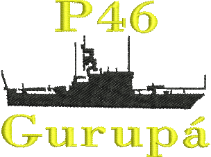 matriz de bordado Navio de Patrulha Classe Grajaú P46 Gurupá