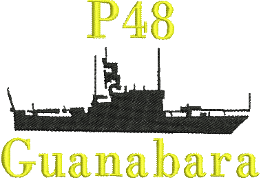 matriz de bordado Navio de Patrulha Classe Grajaú P48 Guanabara