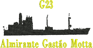 matriz de bordado Navio Tanque G23 Almirante Gastao Motta