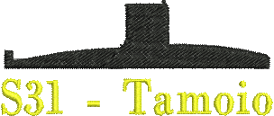 Matriz de Bordado Submarino Classe Tupi S31 Tamoio