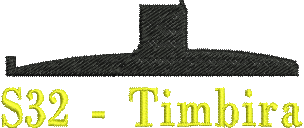 Matriz de Bordado Submarino Classe Tupi S32 Timbira