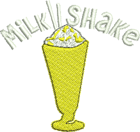 Matriz de Bordado Milk Shake