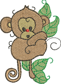 Matriz de Bordado Macaco 27