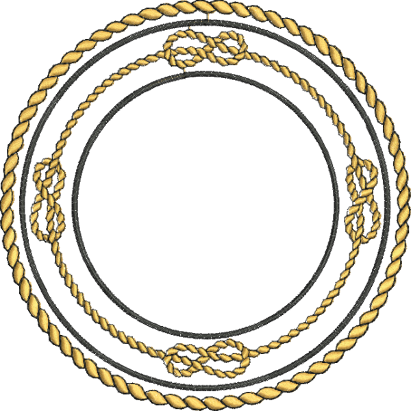 matriz de bordado Moldura 24