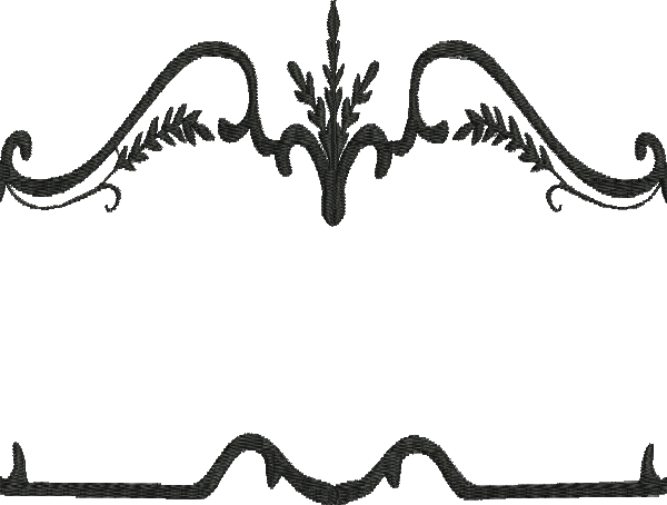 matriz de bordado Moldura 40