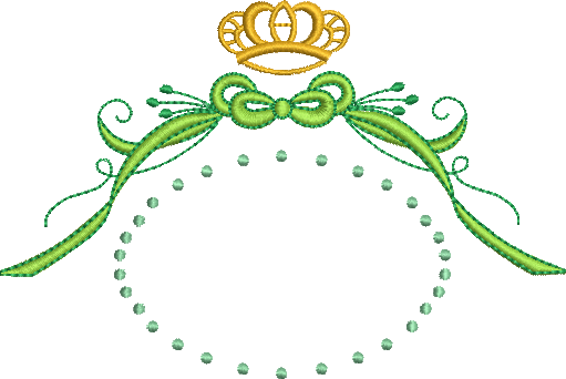 matriz de bordado Moldura 55
