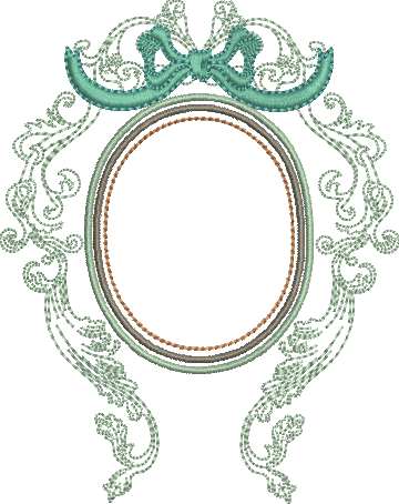 Matriz de Bordado Moldura 137