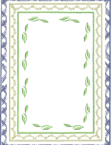 Matriz de Bordado Moldura 154