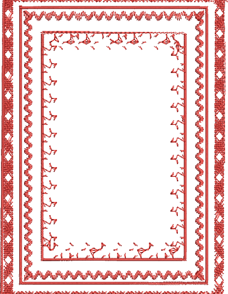 Matriz de Bordado Moldura 165