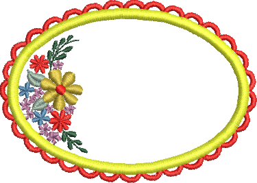 Matriz de Bordado Moldura 168