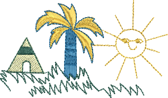 matriz de bordado Natureza