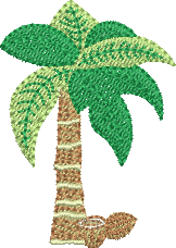 Matriz de Bordado Palmera 03