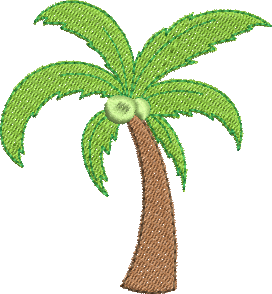 Matriz de Bordado Palmera 04