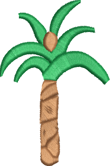 Matriz de Bordado Palmera 06