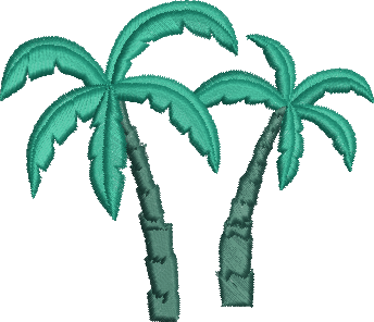 Matriz de Bordado Palmera 07