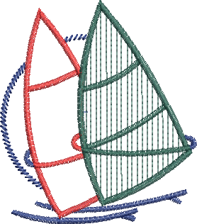 Matriz de Bordado Barco a Vela 01