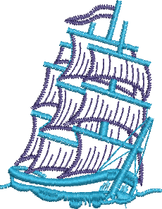 Matriz de Bordado Navio 05