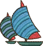 Matriz de Bordado Barco a Vela 13